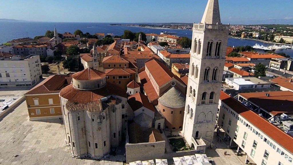 Zadar stari grad panorama